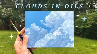 How to Paint Puffy Clouds | Oil Painting Walkthrough