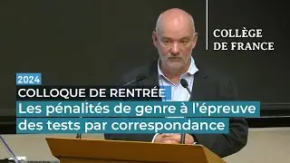 Les pénalités de genre à l’épreuve des tests par correspondance - Yannick L’Horty