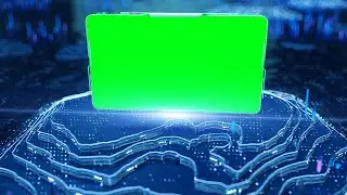 Holographic Technology (BLUE) Slideshow - Presentation - Green Screen | FREE TO USE | iforEdits