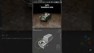 Transform One Car into Another using Geometry Nodes in Blender | 