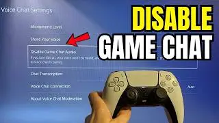 PS5: How to Disable Game Chat Audio (Voice Chat Settings) 2023