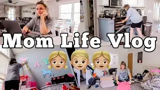 MOM LIFE VLOG | PRODUCTIVE DAY IN THE LIFE OF A MOM OF 3 | LAUNDRY MOTIVATION | MEGA MOM