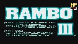 Rambo III (3). Hardest Mode. Sega Genesis [No Damage Walkthrough] Sega | SMD | Sega Mega Drive Game