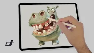 The Best Smile You’ll See Today! | Procreate iPad Drawing