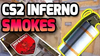 CS2 Inferno Smokes (Best 24 Smokes)