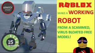 ▶ Make a Robot 🛸 in Roblox Studio in 15 minutes! ⌛