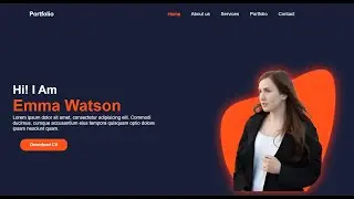 How to Make A Portfolio Website using HTML CSS & JavaScript | Complete Responsive Portfolio