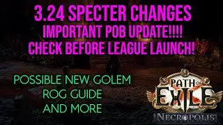 ❰Path of Exile 3.24 Necropolis❱ Important updates! | Check before league launch!