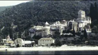 Mount Athos (Agion Oros) by boat, Greece 1986 (color super 8mm film)