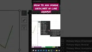 How to add minor gridlines in line graphs in Excel