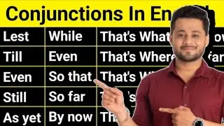 Conjunctions in english | Conjunction | Conjunction Words | Conjunctions in english grammar class