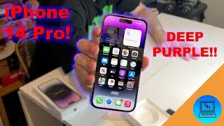 iPhone 14 Pro DEEP PURPLE First Impressions!!!