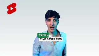 excel time saver tips #shorts