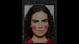 How To Add Blush On Face in Photoshop #shorts #photoshop