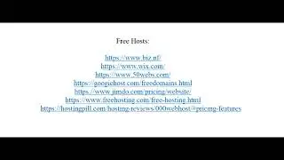 All About Free Websites