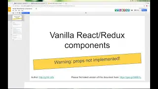 Lunch with devs - Gianluca Casati: React / Redux in vanilla JS