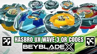 UPDATE 7 BEYS: UX QR CODES + WAVE 3 BEAT TYRANNO COWL SPHINX HASBRO BEYBLADE X APP PREVIEW