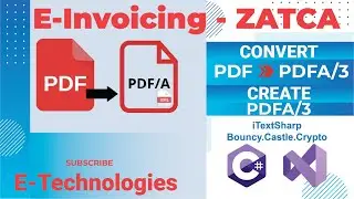 Zatca Convert PDF to PDFA/3 Free Webservice