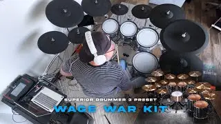 Wage War - Teeth | Drum Replacement | Superior Drummer 3 Preset