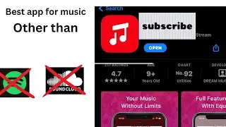 Best app for music Other than Spotify Aur sound cloud. Only on IOS Devices 😱😱. 100% working