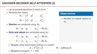 Transformer - Part 8 - Decoder (3): Encoder-decoder self-attention