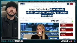 Zuckerberg Confirms He Colluded With Harris-Biden To Censor Americans, Game Election | TimcastNews