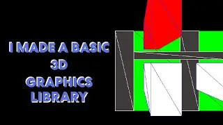 I made a basic 3D Graphics Library with LibX11