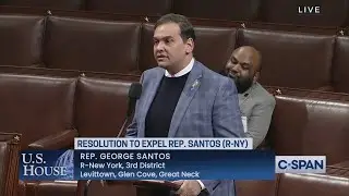 U.S. House Debate on Resolution Expelling Rep. George Santos (R-NY)