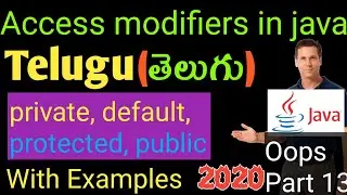 🔴Access Modifiers in java | Modifiers in java | private default protected public modifiers in java