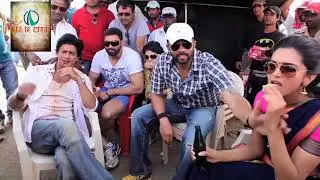 Deepika Padukone broke the Glass Bottle On Rohit Shitty Head Behind Scene.