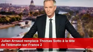 Julien Arnaud remplace Thomas Sotto à la tête de Télématin sur France 2