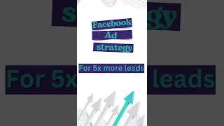 Facebook Ads Strategy #facebookads #facebookadsforbeginners