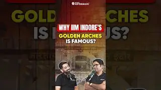 Why IIM Indore's Golden Arches Are Famous: The Story Behind Them! 🏛️🔍| IIM Indore | 