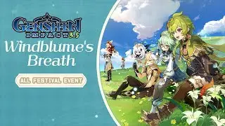 Genshin Impact 3 5 Windblume Festival | All Cutscenes