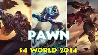 SG White PawN (Jayce, Fizz, Yasuo) Quarter Finals Highlights | LoL S4 World 2014