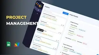 Project Management Web App with React & Google Apps Script