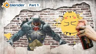 Blender 3 Texture Painting Tutorial | Stencils - Part 1