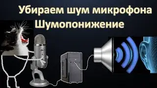 Как убрать шум микрофона. Убираем фоновый шум.