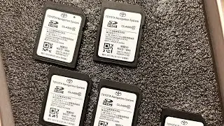 Toyota japan radio sd NSCD-W66 english sd cards