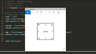 Add image on Canvas / create_image method / Tkinter Tutorial In Hindi / Dynamic Coding