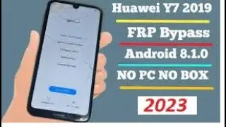 Huawei Y7 Prime 2019 DUB LX1 Frp Bypass l Huawei DUB LX1 Frp Google Account Unlock Without Pc