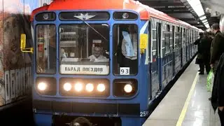 Поездка на Параде поездов в честь 89-летия Московскому метрополитену 18-19 мая. Часть 1