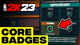 HOW TO GET CORE BADGES in 2K23