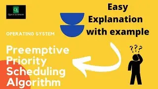 Lect 19 : Preemptive Priority Scheduling Algorithm With Example | Operating System