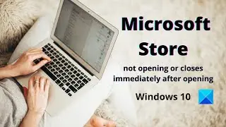 Microsoft Store not opening or closes immediately after opening on Windows 10