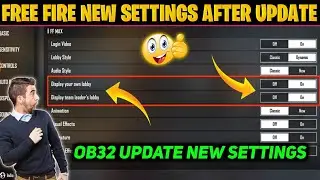 FREE FIRE NEW SETTING DISPLAY YOUR OWN LOBBY | DISPLAY TEAM LEADER'S LOBBY SETTING FREE FIRE MAX