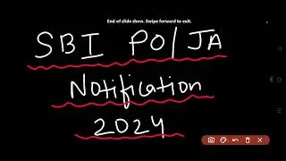 sbi po notification final update 🥳🥳 #sbipo2024 #sbipo #sbija