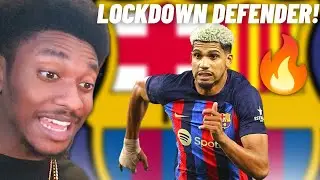 YOU CANT DRIBBLE PAST HIM!🔥| Ronald Araujo First Time Reaction