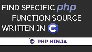 How to find PHP function source code in C?