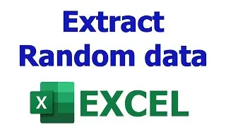 Extract random data automatically